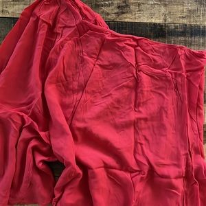 Red One Shoulder Mini Dress